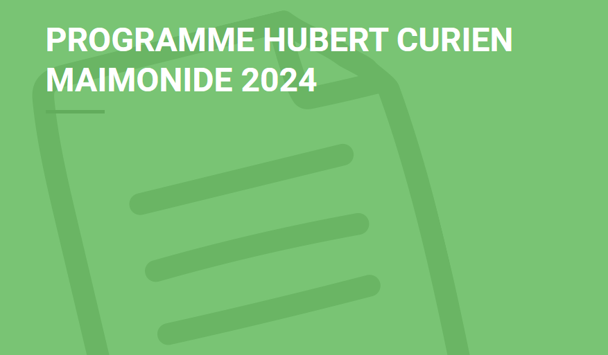 Evénement partenaire : Appel à projets Maimonide 2024 - AMIF ...